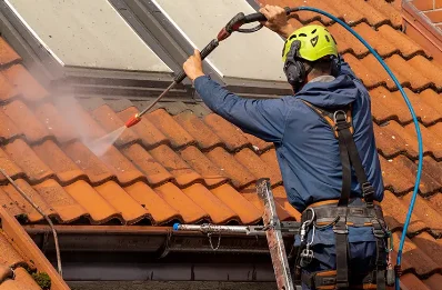 Démoussage et hydrofuge de toiture à Ferran